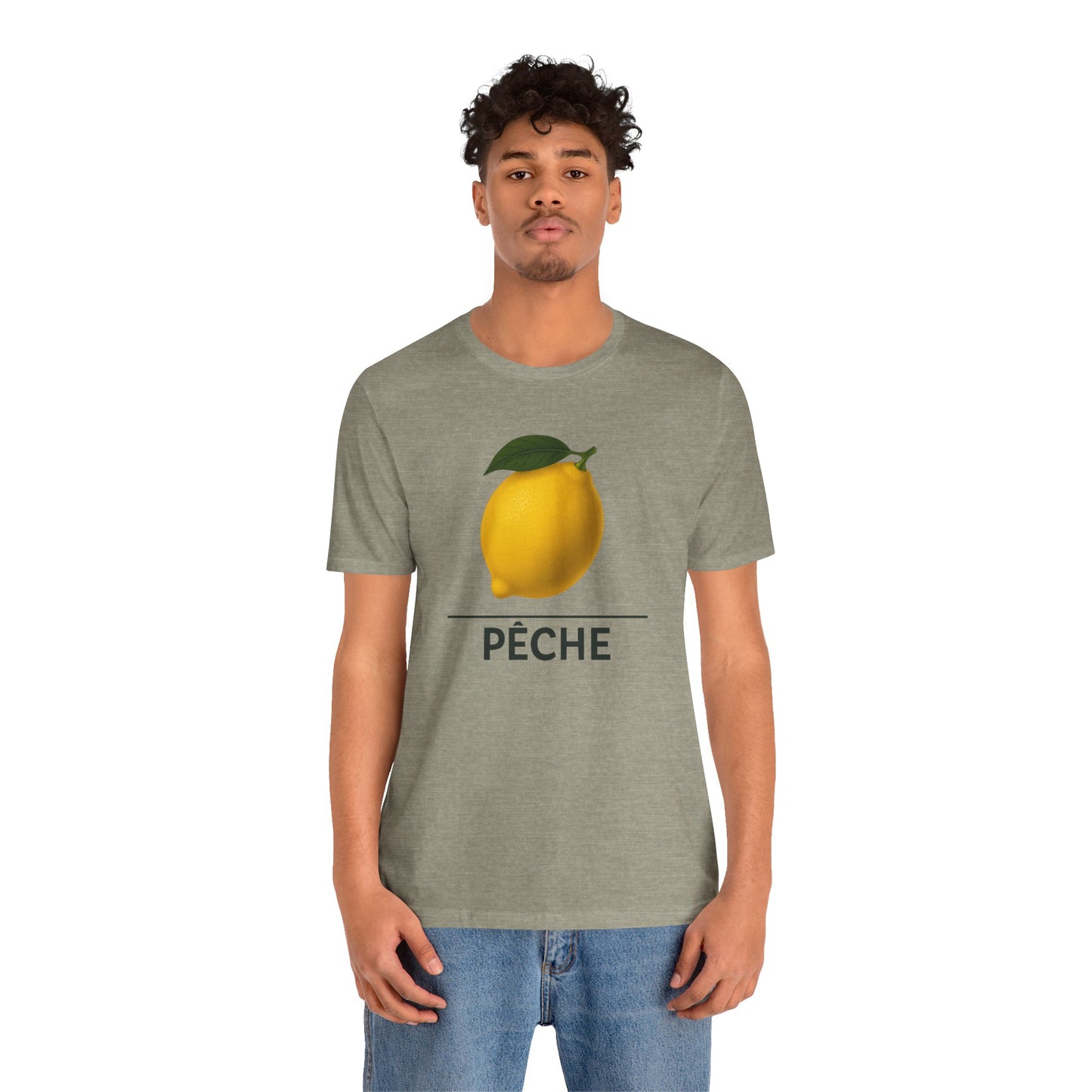 Lemon ~ PEACH / Peche ~ French  ~ youPaused ~ TShirt